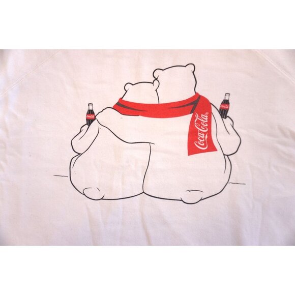 Wildfox Vanilla Coca-Cola “Polar Friends” Crewneck Sweatshirt - Size S - Picture 4 of 9